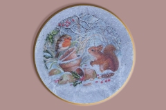 Decoupage-Winter-Plate